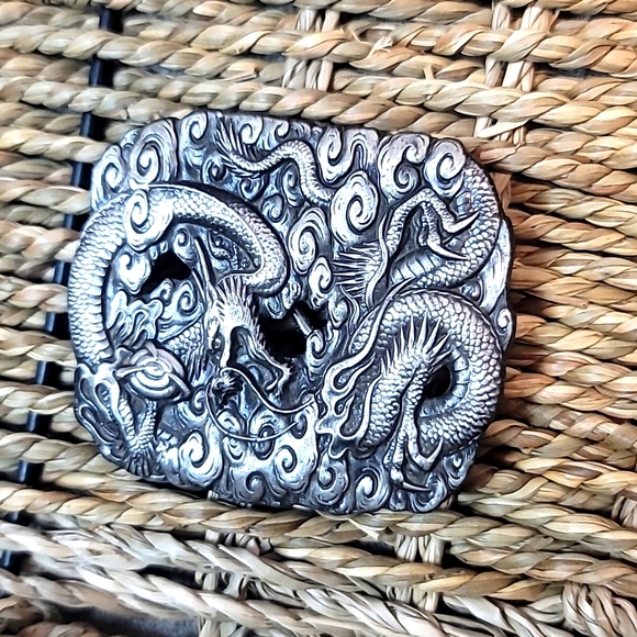 Vintage 1974 dragon belt buckle - Picture 1 of 3